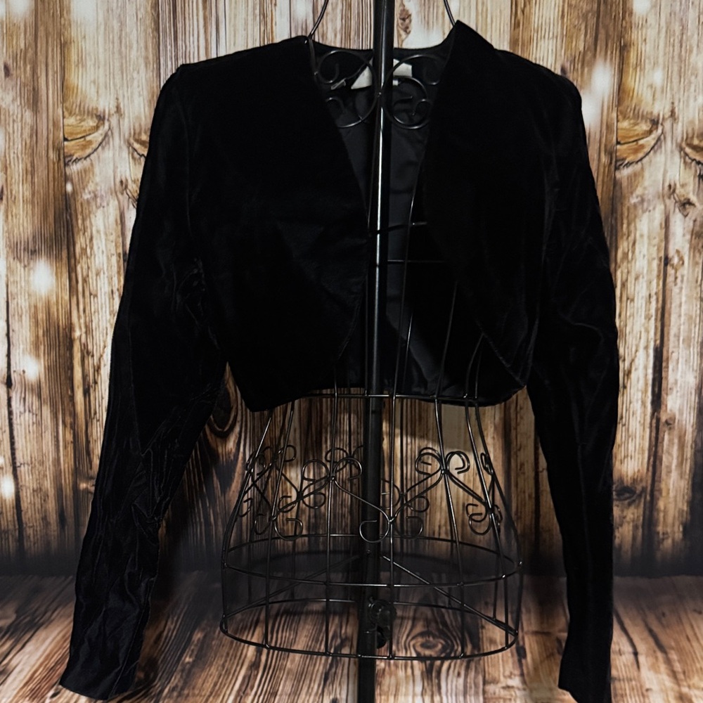 Roberta Bridal Midnight Velvet Blazer
